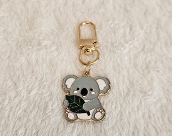 Koala Bear Bag Charm – Koala Keyring Charm – Cute Animal Handbag Accessory – Backpack Charm – Gift for Koala Lovers