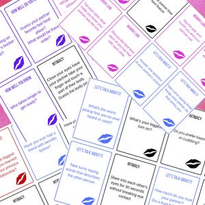 Afdrukbaar kaartspel voor volwassen stellen. 120 kaarten voor stellen die diepgaande gesprekken en gelach willen hebben. Perfect voor een date night of elke andere avond
