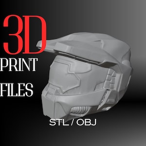 Archivo STL de casco futurista: casco de guerrero de ciencia ficción imprimible en 3D, descarga digital para cosplay, exhibición, utilería o dioramas.