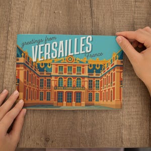 Vintage Versailles Postkarten, Fine Art Geschenk, Reisedeko, Schreibwaren, Postkartensammlung, Art Prints