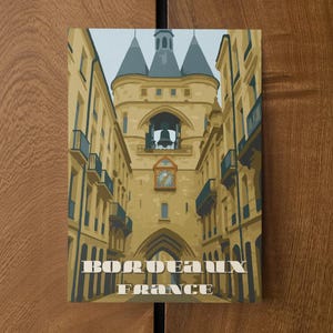 Cartoline d'epoca artistiche di Bordeaux, viste panoramiche di Bordeaux, perfette per gli amanti dei viaggi, decorazioni per la casa, articoli di cancelleria, oggetti da collezione