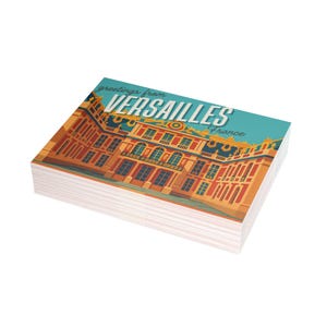 Versailles Postcard Bundle, Vintage France Art Prints, Unique Travel Gifts, Stationery Set, Heritage Souvenirs