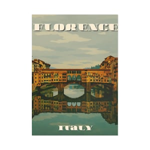 Künstlerische Florenz Postkarten | Vintage Italien Reisekarten, einzigartige Souvenirs, handgemachte Grüße, Wohnkultur, Sammlerkunst