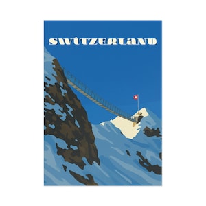 Cartoline panoramiche della Svizzera - Ricordi artistici per viaggiatori, souvenir, carte regalo, decorazioni murali, ispirazione