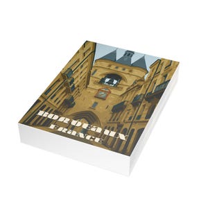 Ansichtkaartenset Bordeaux Frankrijk, vintage reispapier, perfect cadeau voor reizigers, bundels ansichtkaarten, unieke wenskaarten
