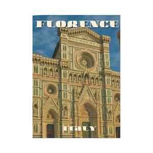 Florence Fine Art Postcards | Vintage Italy Stationery, Travel Souvenir, Greeting Cards, Art Lovers Gift, Home Decor