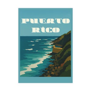Porto Rico Postkarten-Set, Reise-Kunstkarten, Vintage-Stil-Briefpapier, Urlaubs-Souvenirs, einzigartiges Geschenk für Reisende