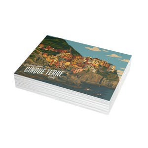 Vintage Cinque Terre Italy Travel Postcard Bundle - Unique Souvenirs, Collectors, Gift Ideas, Retro Decor, Cinque Terre Italy