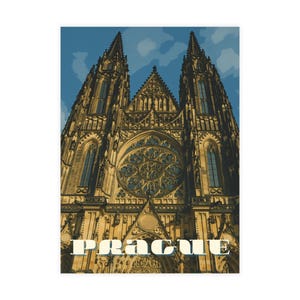 Lot de cartes postales de Prague - oeuvre d'art de voyage vintage, parfaite pour écrire des lettres, cadeau souvenir ou décoration d'intérieur, notes manuscrites
