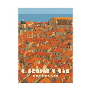 Split Kroatien künstlerische Postkarten-Bundles, Reiseandenken, Kroatien-Ansichten, Stadtlandschaft, einzigartige Geschenke, Reiseandenken