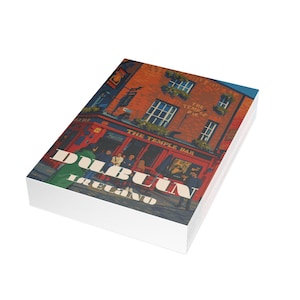Dublin Postkarten Set | Vintage Kunst aus Irland | Einzigartige Grußkarten für Reiseliebhaber, Souvenirs, Home Decor, Geschenke