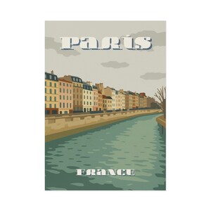 Cartoline artistiche di Parigi, arte parigina d'epoca, cartoline panoramiche, souvenir di viaggio, souvenir francesi, cartoline regalo