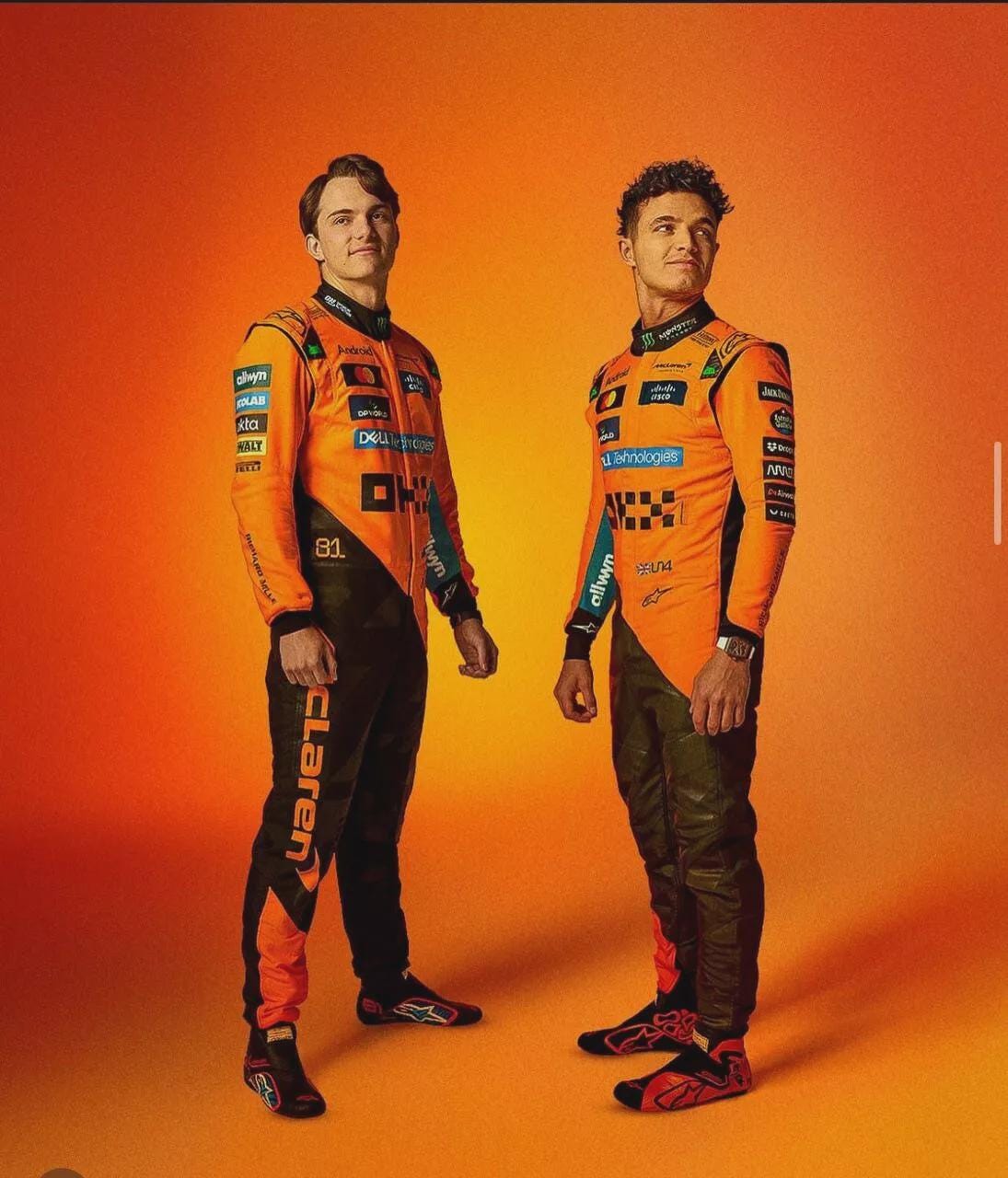 McLaren 2025 Go Kart Racing Suit, free Gift (t-shirt, Balaclava) CIK/FIA Level 2 Approved.