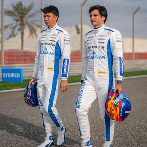 Williams Racing 2025 Go Kart Racing Suit, (free t-shirt, Balaclava) CIK/FIA Level 2 Approved.