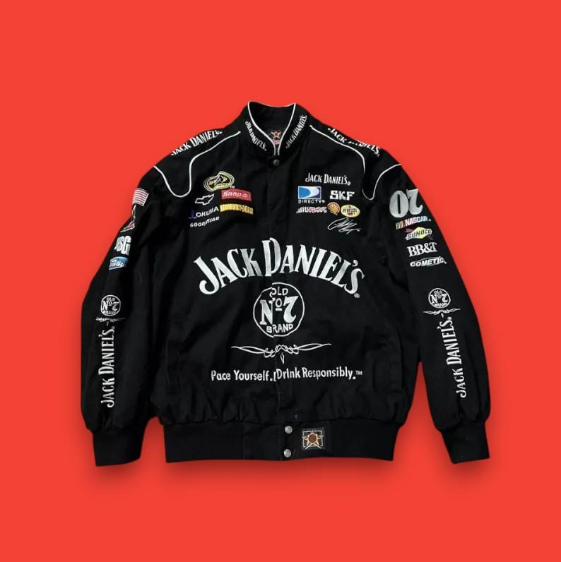 新品　未使用品　ジャックダニエル　レーシングジャケット　ナスカー 新品 ジャックダニエル レーシング ジャケット jh design
