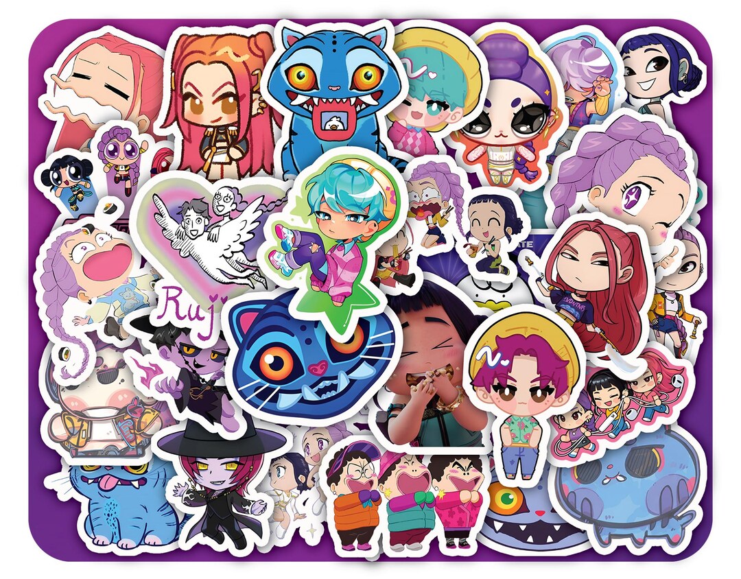 KPDH Chibi Edition Stickers Sheet –decals for Gift ,laptop, Water ...
