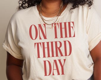 Comfort Colors Christian T-Shirt, Minimalist Faith Tee