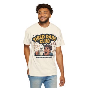 Shirt grappige vader vermoeide vaders clubshirt vaderdagcadeau voor vader Comfort kleuren T-shirt cadeau voor nieuwe vader GRATIS verzending VS cadeau voor hem