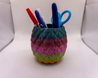 Dragon Egg Pencil & Stationery Cup – Gradient Colours