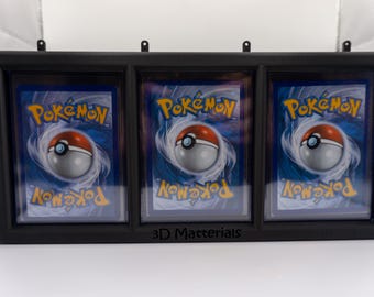Triple Toploader Trading Card Wall Frame