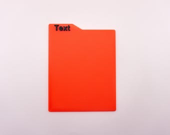 Customisable Trading Card Dividers
