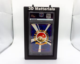 Wall-Mounted Graded Trading Card Frame