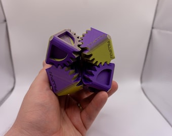 Large Geared Fidget Cube – Desk Toy