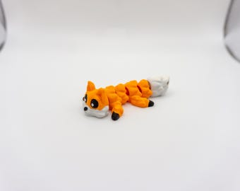 Cute Flexi Fox Keychain