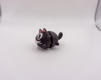 Kawaii Cat Fidget Clicker – Keychain or Desk Toy