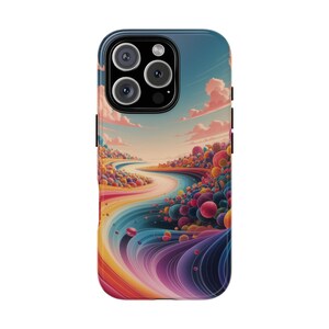 Colorful Phone Case, Vibrant Protective Cover for Smartphones, Perfect Gift for Nature Lovers, Joyful Tech Accessories, Unique Printed Cases