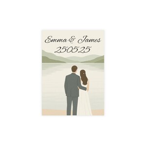 Eleganti pacchetti di cartoline floreali / Inviti di nozze, biglietti d'auguri per anniversari, Save the Date, biglietti d'amore personalizzati, articoli di carta