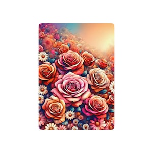 Eleganti carte da gioco da poker floreali, mazzo di carte artistico, regalo per giocatori, giochi da tavolo, arredamento unico per la casa