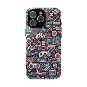 Gaming Phone Case, Retro Controller Desig, Cool Tech Accessory, Gamer Gift Phone Protector Video Game Lover Must-Have for Iphone and Android
