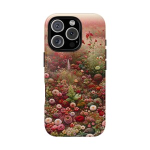 Floral Phone Case, Tough Cases for Nature Lovers, Colorful Floral Design, Gift for Her, Spring Vibes, Eco-Friendly, Birthday gift