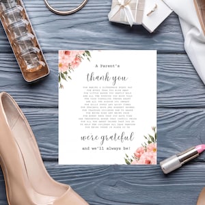 Heartfelt Teacher Appreciation Poem | Floral Printable Wall Art for Nursery | Digital Thank You Gift