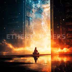 The Gatekeeper of Inner Worlds / Astral Journey Art Prints