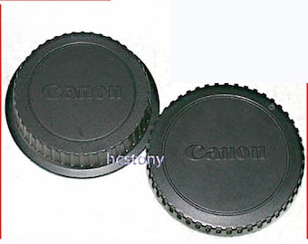 Äkta Canon EOS EF kamerahus + bakre objektivlock