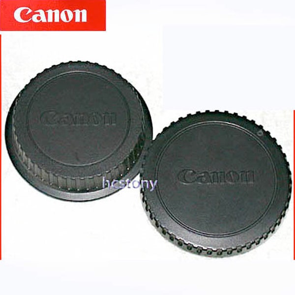 Genuine Canon EOS EF Camera Body + Rear Lens Cap Set