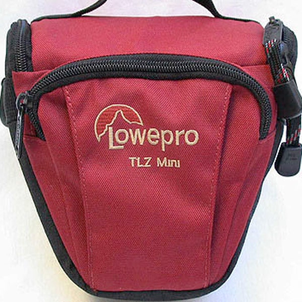 Lowepro Bag TLZ Mini RED Padded Holster Style Camera ~ Case for Film or Digital camera