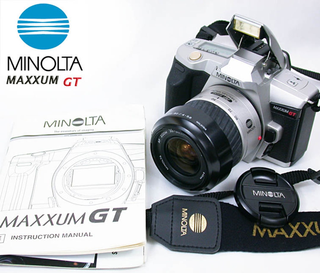 Minolta Maxxum Qtsi SLR FILM Camera 3580mm Zoom Lensclean & Tested