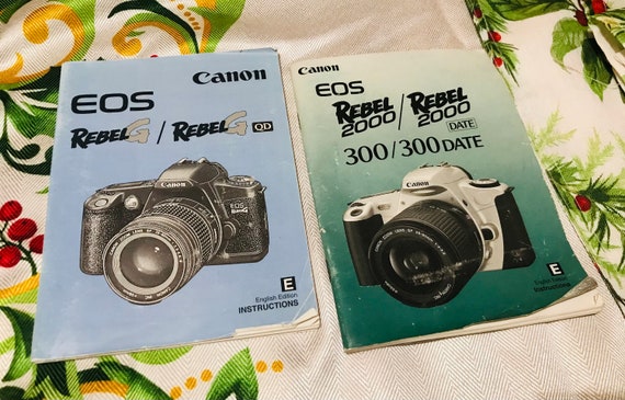 Vintage CANON Rebel Camera Manual, Printed Instructions