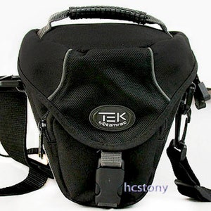 Tamrac TEK  Topload Padded Holster Style Camera bags BLACK with shoulder strap & Front Pocket