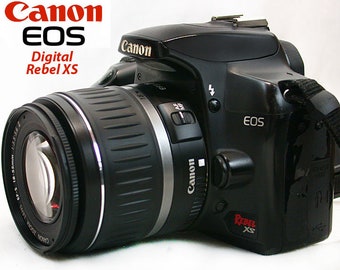 Digital Rebel XS DSLR Camera w/EF-S 18-55mm f/3.5-5.6 Lens (Black)