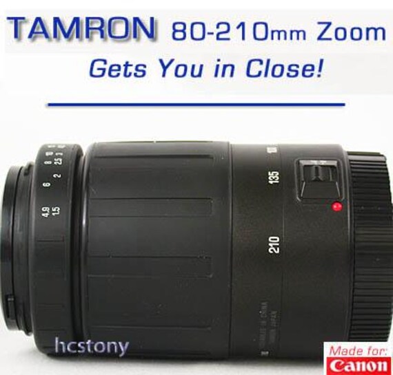 Objectif Zoom Tamron 80-210mm Pour Appareils Minolta - Occasion En état De Fonctionnement