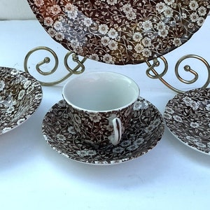 Brown Burleigh Calico - Etsy
