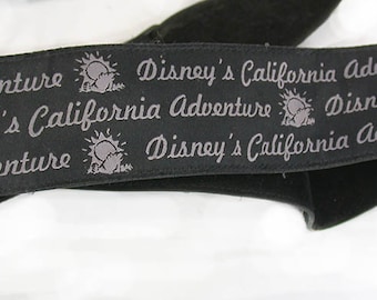 Disney California Adventure Souvenir CAMERA STRAP Black