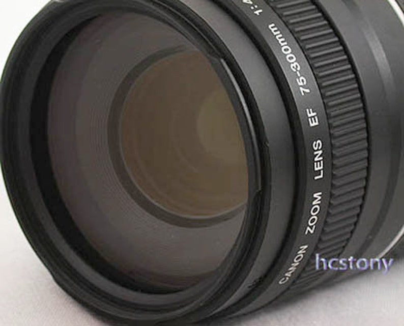 Canon EOS EF 75300mm III Telephoto Zoom Lens Digital Rebel T3 Etsy