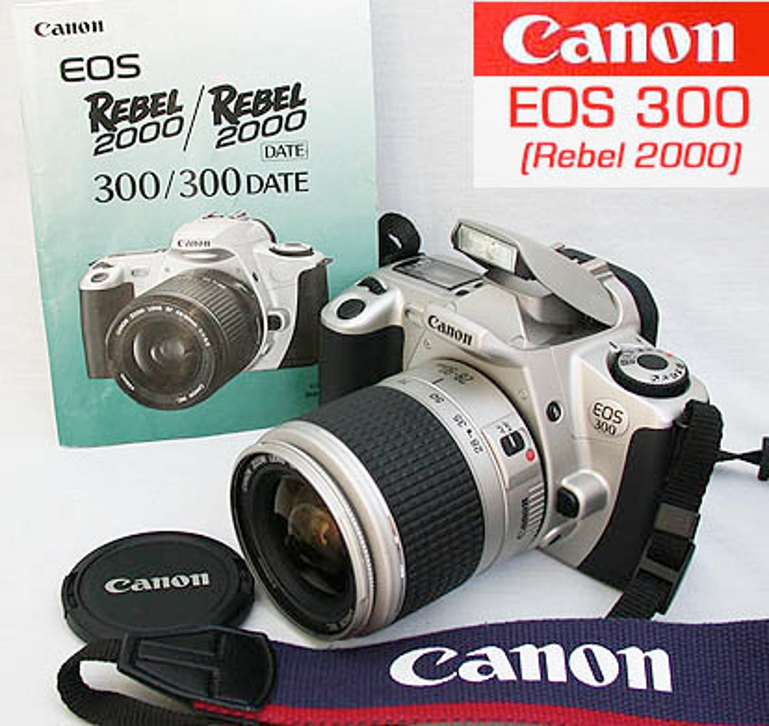 Canon EOS Rebel 2000 /300 SLR FILM Camera 2890mm Zoom Lensclean