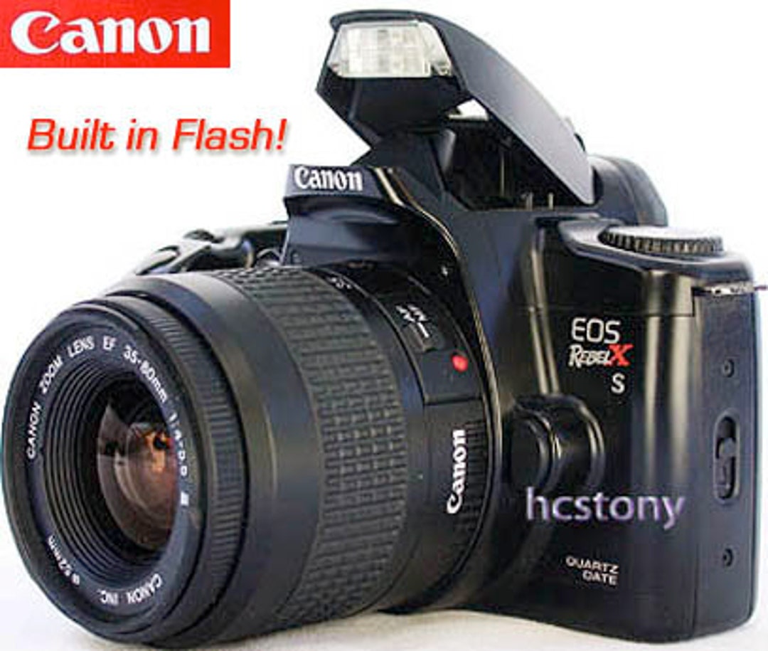 Canon Eos Rebel XS 35mm Film Camera With EF 3580mm F/45.6 III Lens