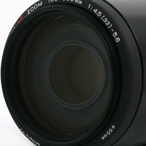 Minolta Maxxum/SONY Alpha 100-300mm f:/4.5~5.6 Telephoto Zoom Lens XLNT Black!